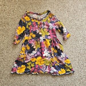 Cat & Jack Floral Dress with Pink and Yellow